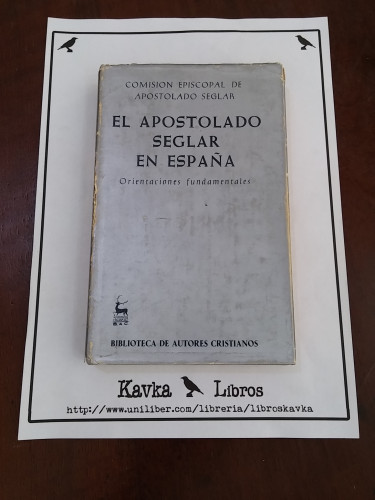 Portada del libro de El apostolado seglar en España. Orientaciones fundamentales