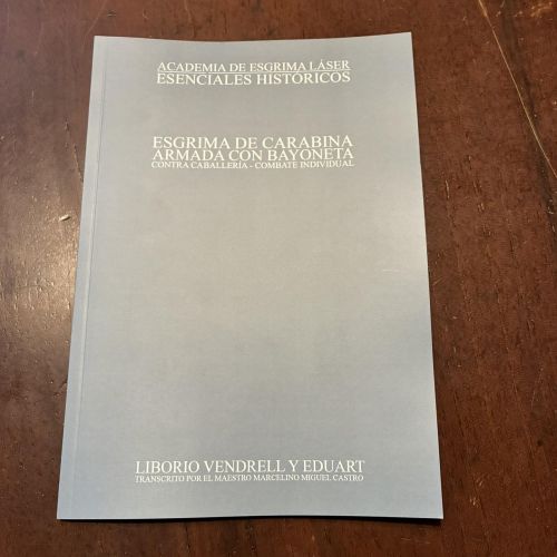 Portada del libro de Esgrima de carabina armada con bayoneta