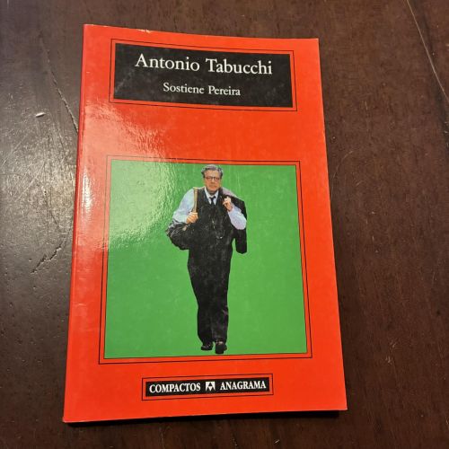 Portada del libro de Sostiene pereira