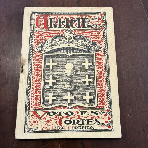 Portada del libro de Galicia, voto en cortes