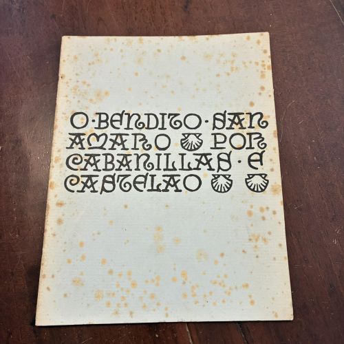 Portada del libro de O bendito San Amaro (galego)