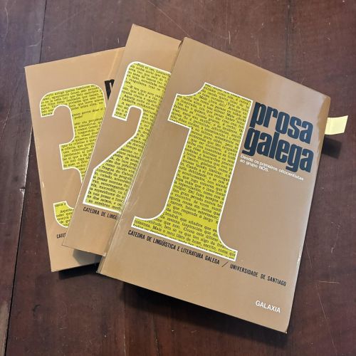 Portada del libro de Prosa galega (galego) 3 vols