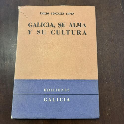 Portada del libro de Galicia, su alma y su cultura