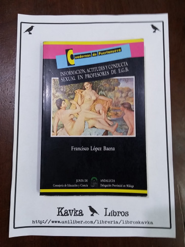 Portada del libro de Información, actitudes y conducta sexual en profesores de E.G.B.