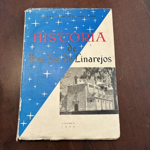 Portada del libro de Historia de Ntra. Sra. de Linarejos
