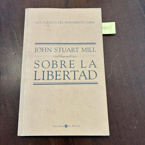 Portada del libro de Sobre la libertad