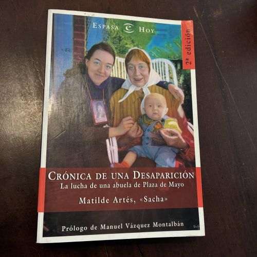Portada del libro de Crónica de una desesperación