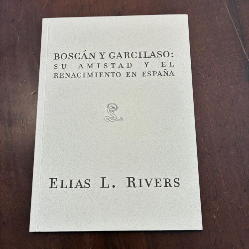 Portada del libro de Boscán y Garcilaso: Su amistad y el renacimiento de España