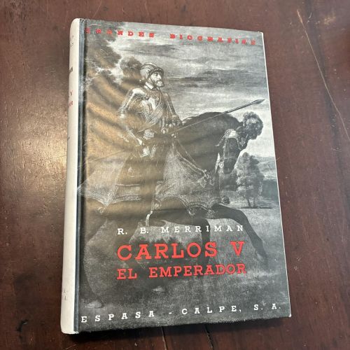 Portada del libro de Carlos V. El emperador