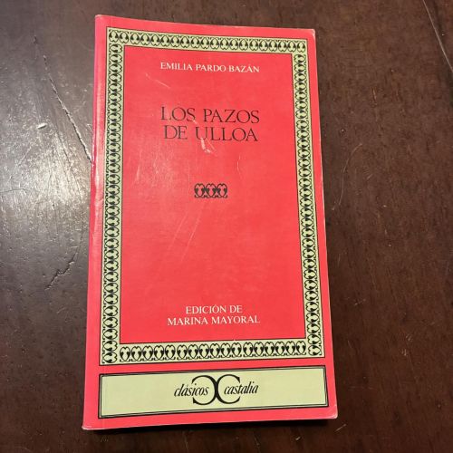 Portada del libro de Los pazos de Ulloa