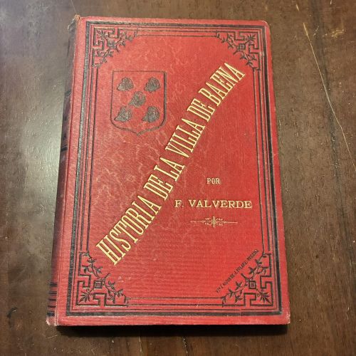 Portada del libro de Historia de la villa de Baena