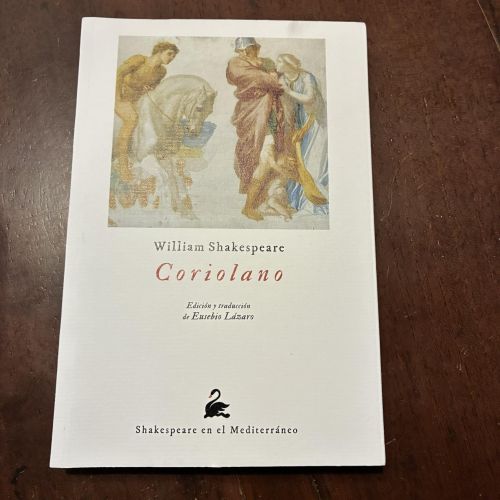 Portada del libro de Coriolano
