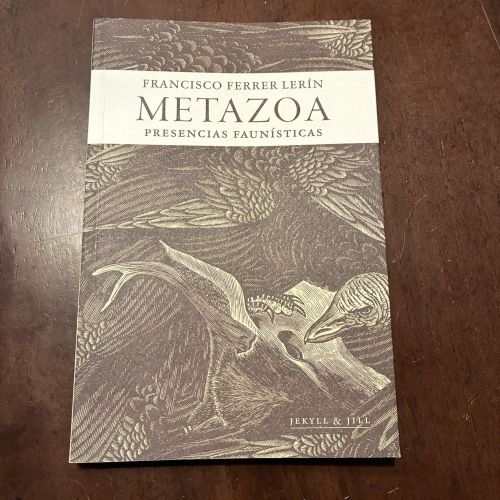 Portada del libro de Metazoa. Presencias faunísticas
