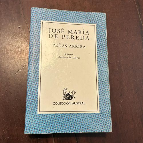 Portada del libro de Peñas arriba