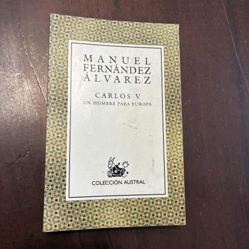 Portada del libro de Carlos V. Un hombre para Europa