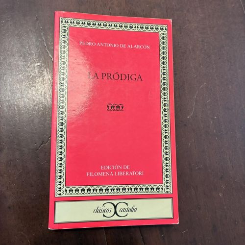 Portada del libro de La pródiga