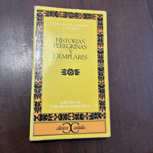 Portada del libro de Historias peregrinas y ejemplares