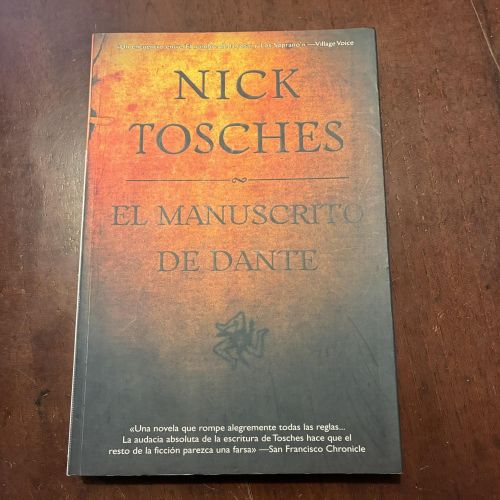 Portada del libro de El manuscrito de Dante