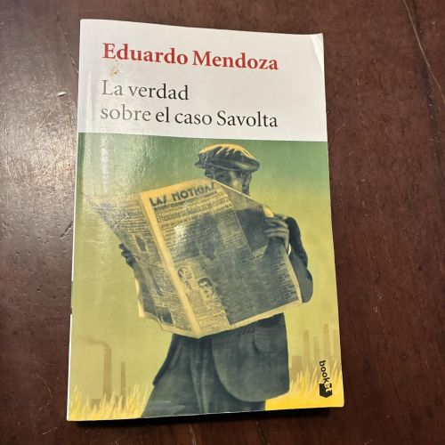 Portada del libro de La verdad sobre el caso Savolta