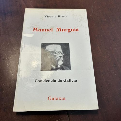 Portada del libro de Manuel Murguía. Conciencia de Galicia (galego)