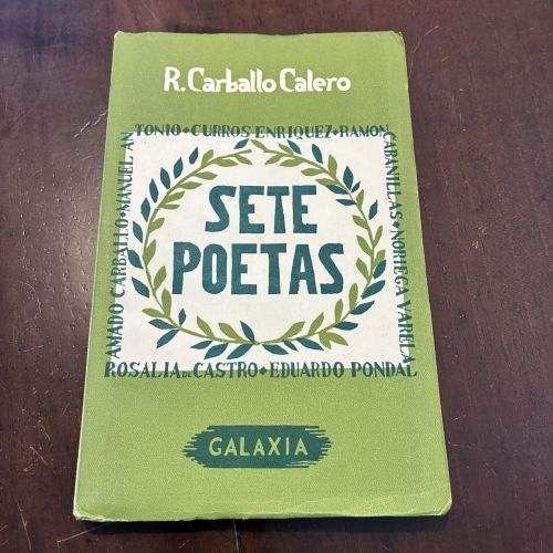 Portada del libro de Sete poetas (galego)