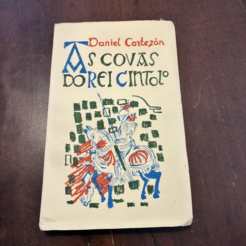 Portada del libro de As covas do rei Cintolo (galego)