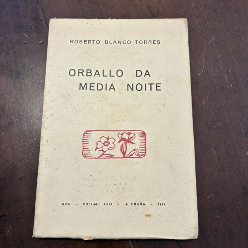 Portada del libro de Orballo da media noite (galego)