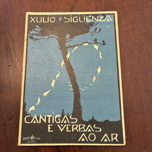 Portada del libro de Cantigas e verbas ao ar (galego)