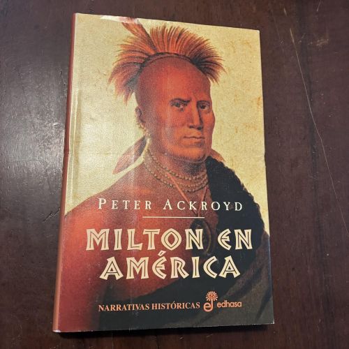 Portada del libro de Milton en América