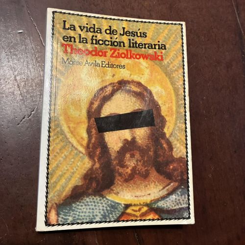 Portada del libro de La vida de Jesús en la ficción literaria