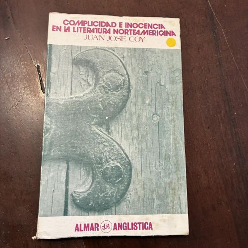 Portada del libro de Complicidad e inocencia en la literatura norteamericana