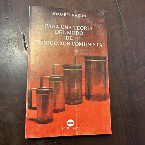 Portada del libro de Para una teoría del modo de producción comunista