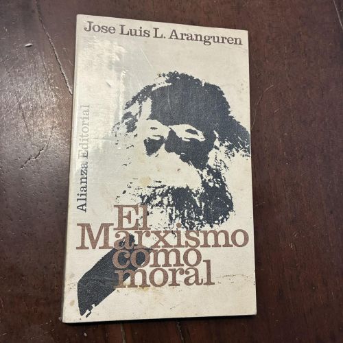 Portada del libro de El marxismo como moral