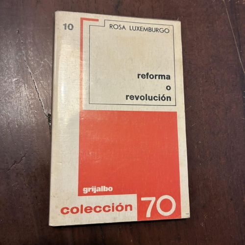 Portada del libro de Reforma o revolución