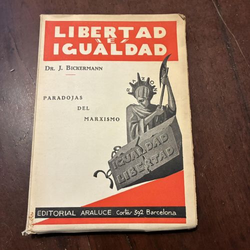 Portada del libro de Libertad e igualdad