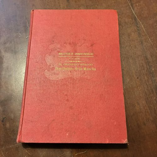 Portada del libro de El ingenioso hidalgo Don Quijote de la Mancha