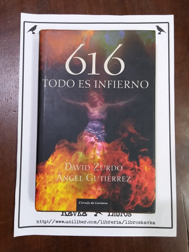 Portada del libro de 616 todo es infierno