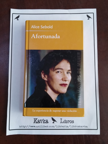 Portada del libro de Afortunada. La experiencia de superar una violación