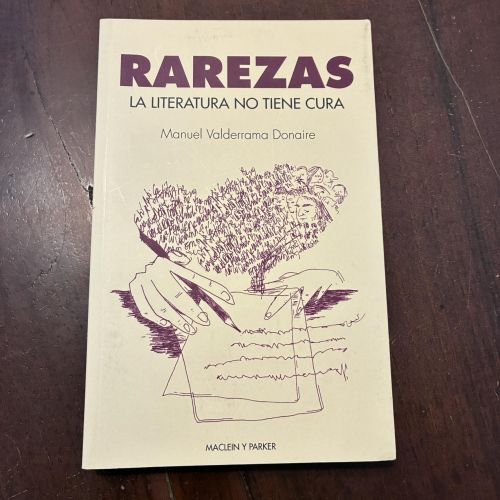 Portada del libro de Rarezas. La literatura no tiene cura
