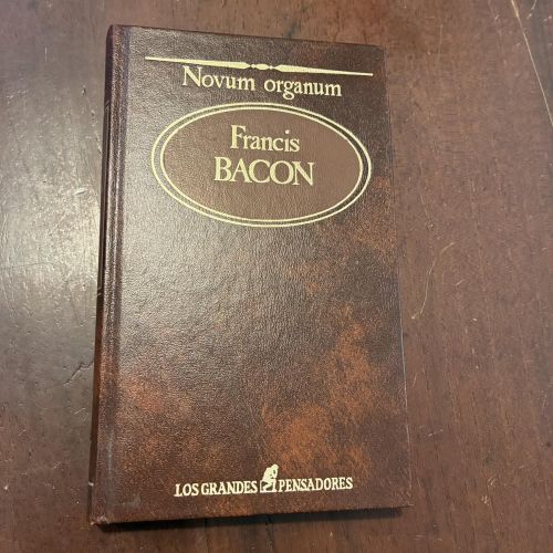 Portada del libro de Novum organum (spanish)
