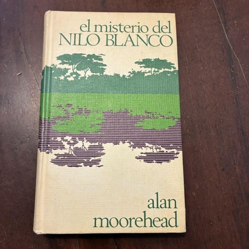 Portada del libro de El misterio del Nilo Blanco