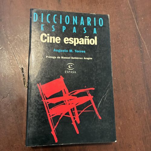 Portada del libro de Cine español (Diccionario Espasa)