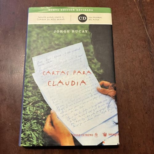 Portada del libro de Cartas para Claudia