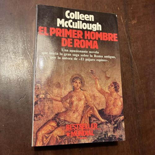 Portada del libro de El primer hombre de Roma