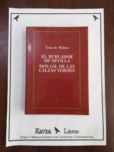 Portada del libro de El burlador de Sevilla / Don Gil de las calzas verdes