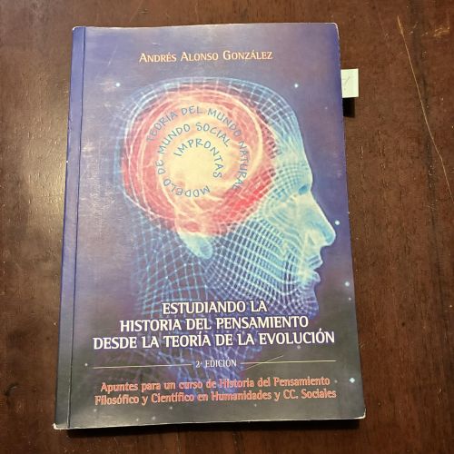 Portada del libro de Estudiando la historia del pensamiento desde la teoría de la evolución