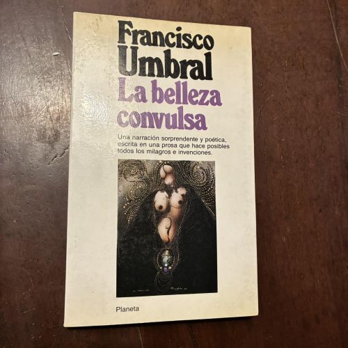 Portada del libro de La belleza convulsa