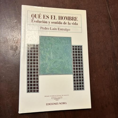 Portada del libro de Qué es el hombre. Evolución y sentido de la vida