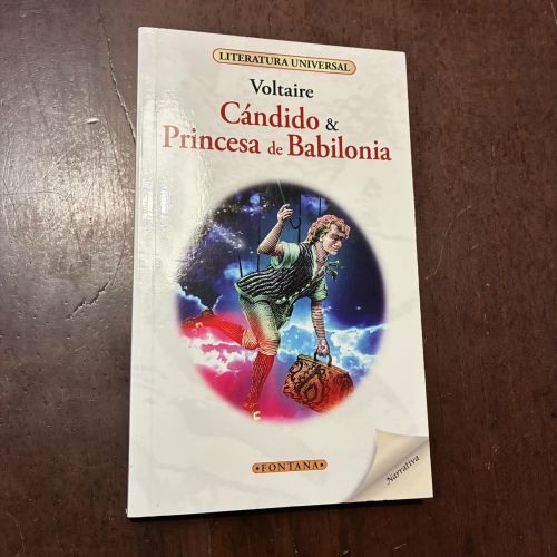 Portada del libro de Cándido o el optimismo. La princesa de Babilonia