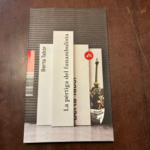 Portada del libro de La pértiga del funambulista